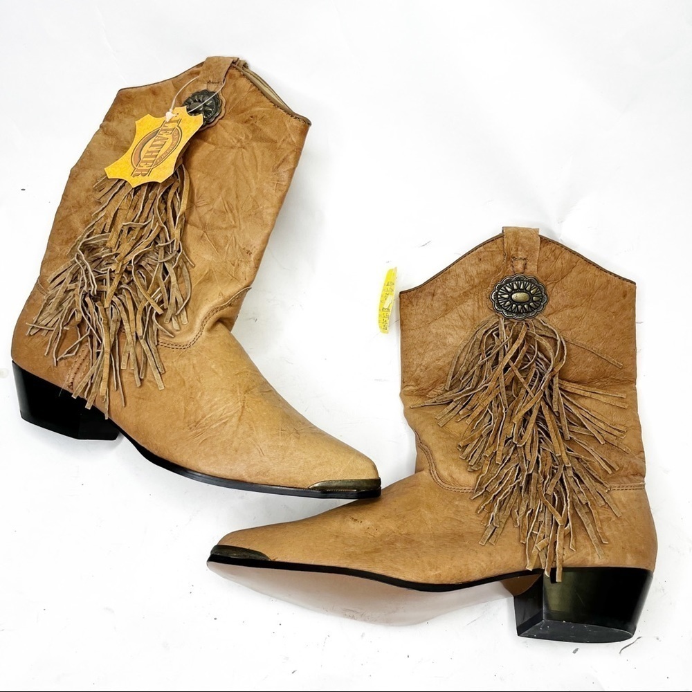 Buffalo Gap | Vintage Western Fringe Booties